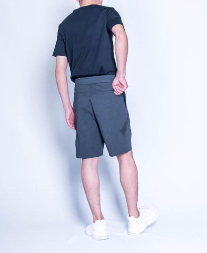 Men Knit Short Jogger - Dark Grey - H9M242