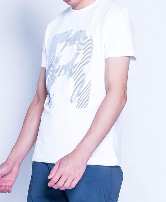 Men Graphic Tee - White - H9M302