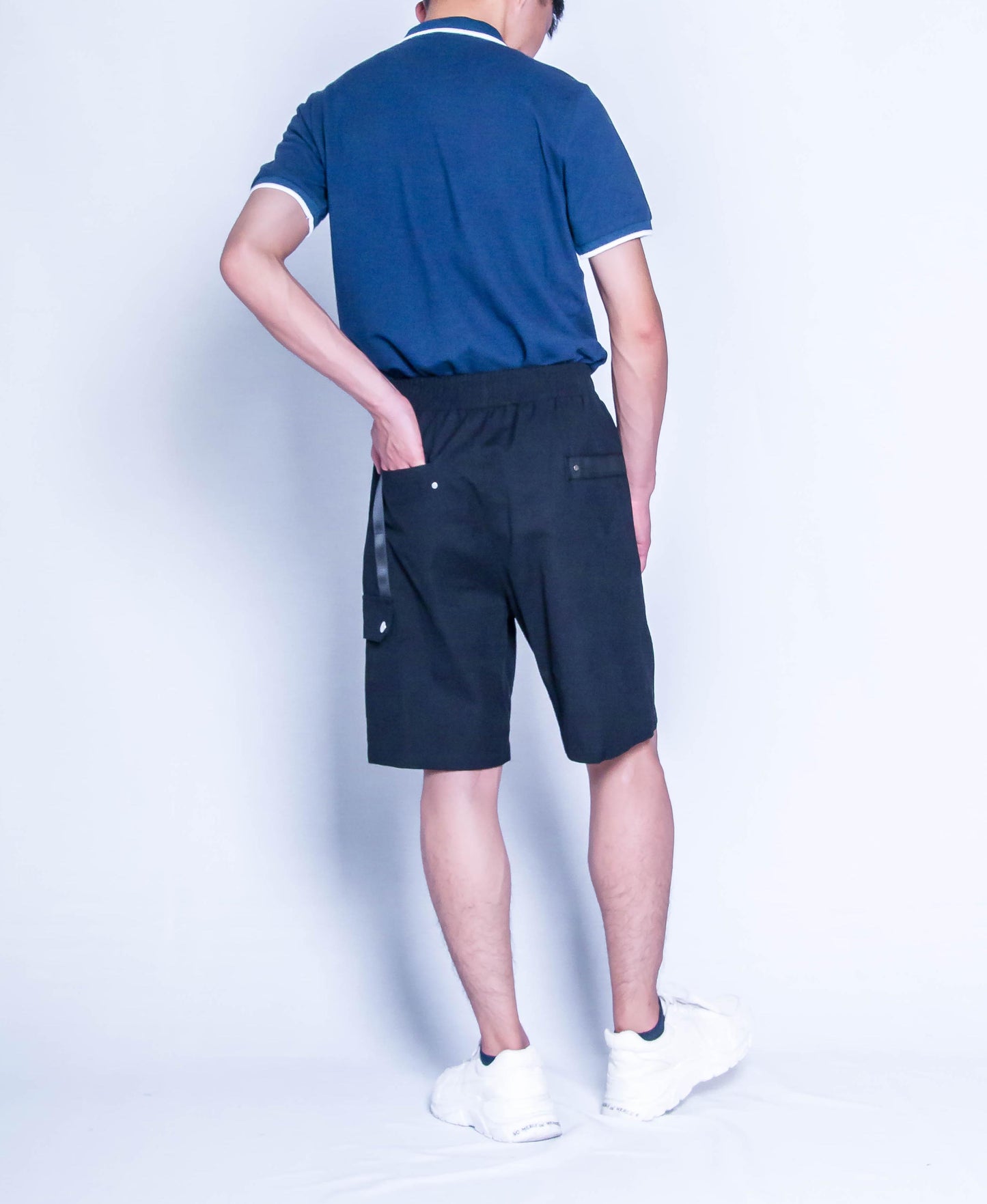 Men Short Pants - Black - H9M383