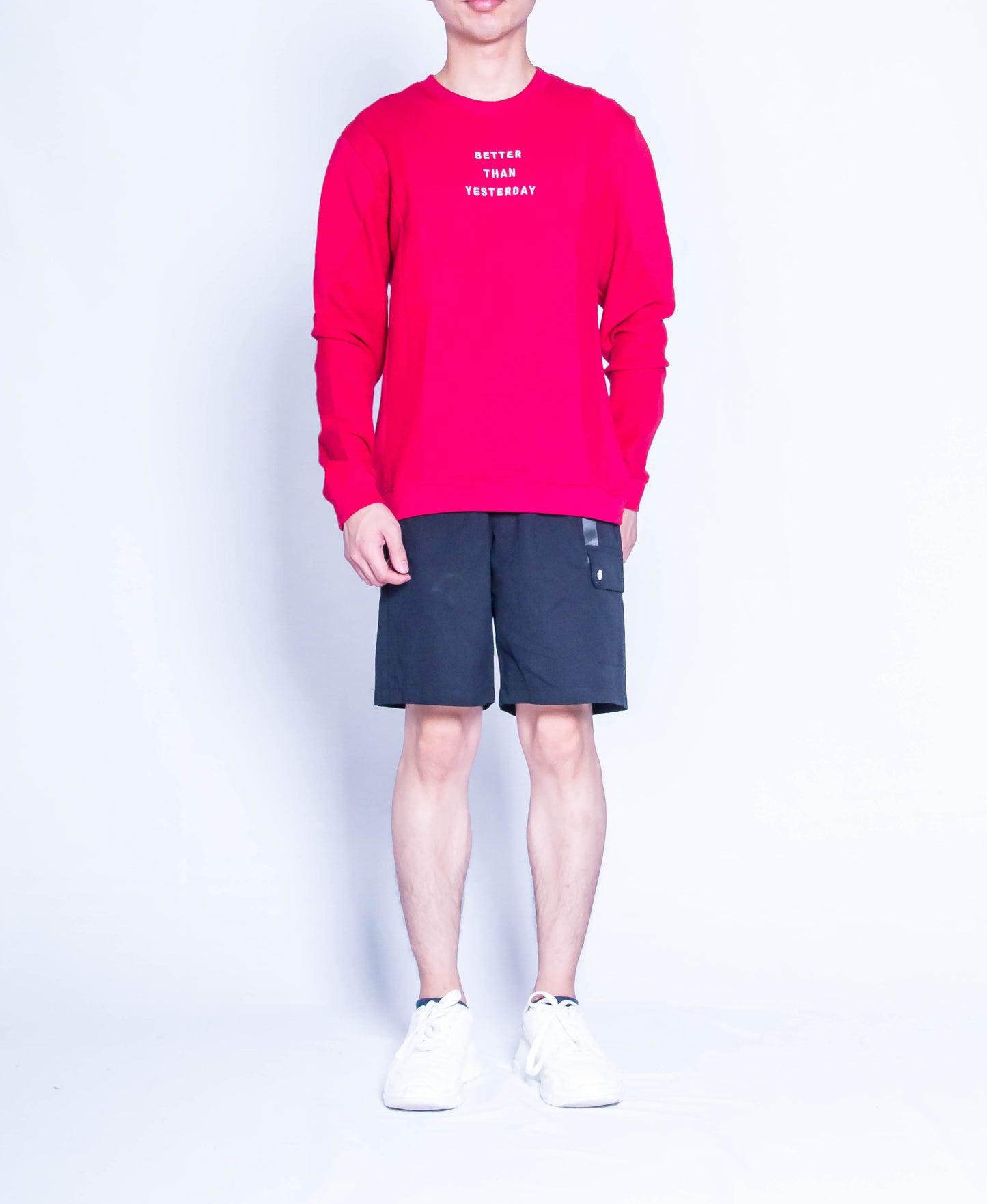 Men Oversized Sweatshirt - Maroon - H9M332