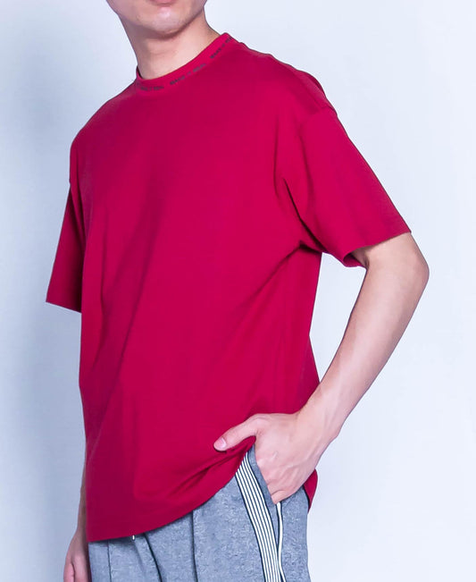 Men Oversized Fashion Tee - Red - H9M320