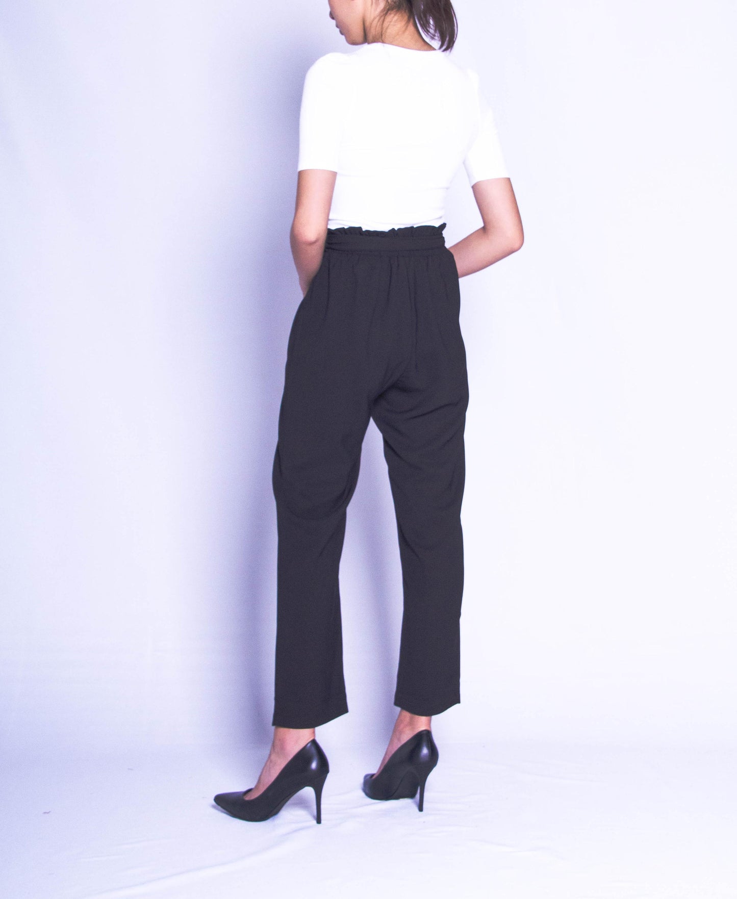 Women Long Pants - Black - H9W432