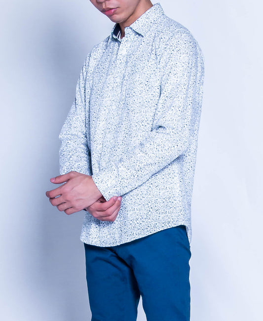 Men Long Sleeve Shirt - White - H9M270