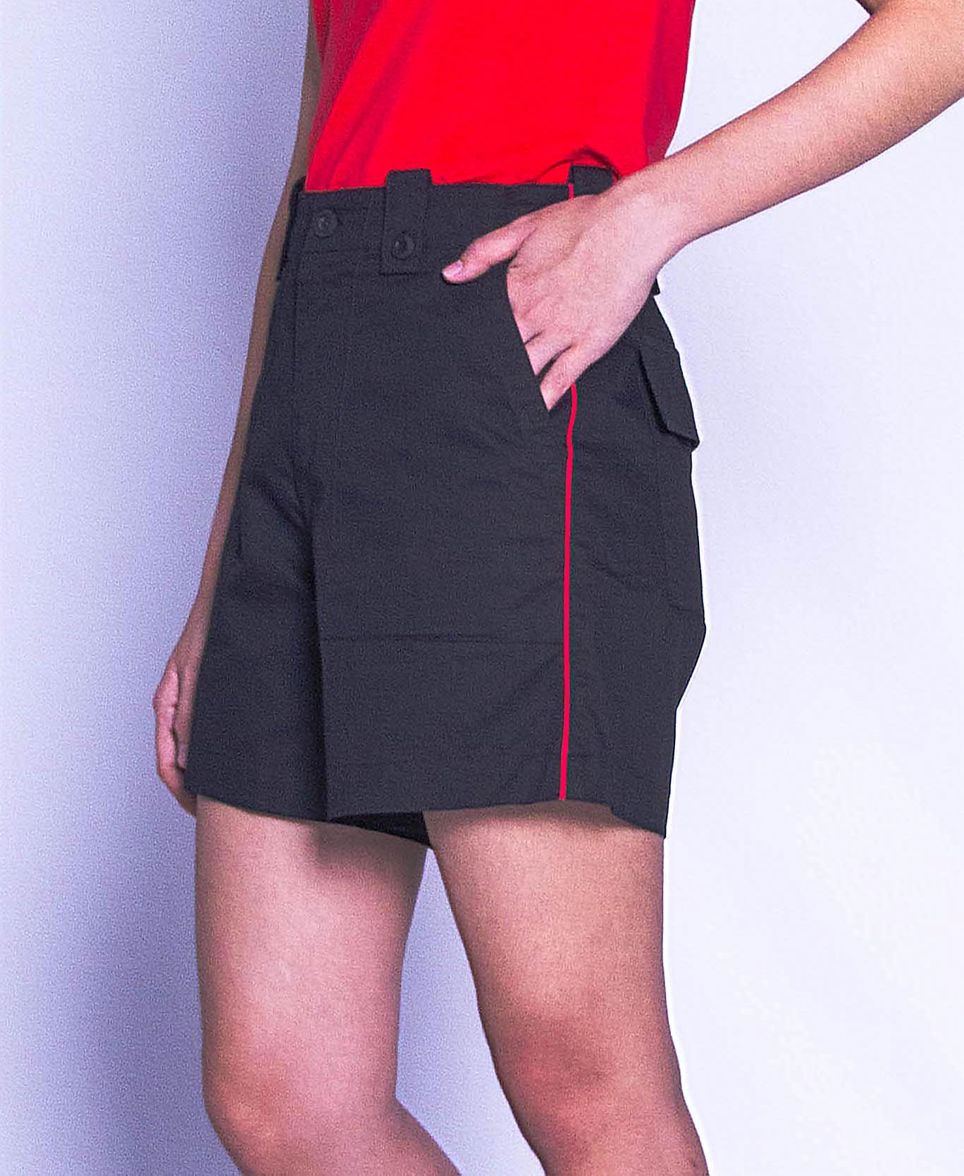 Women Short Pants - Black - H9W220