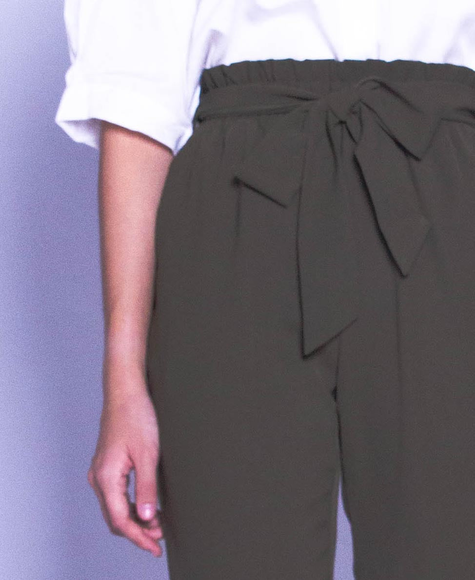 Women Long Pants - Green - H9W434