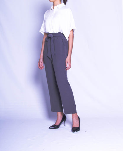 Women Long Pants - Grey - H9W433