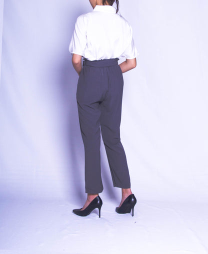 Women Long Pants - Grey - H9W433