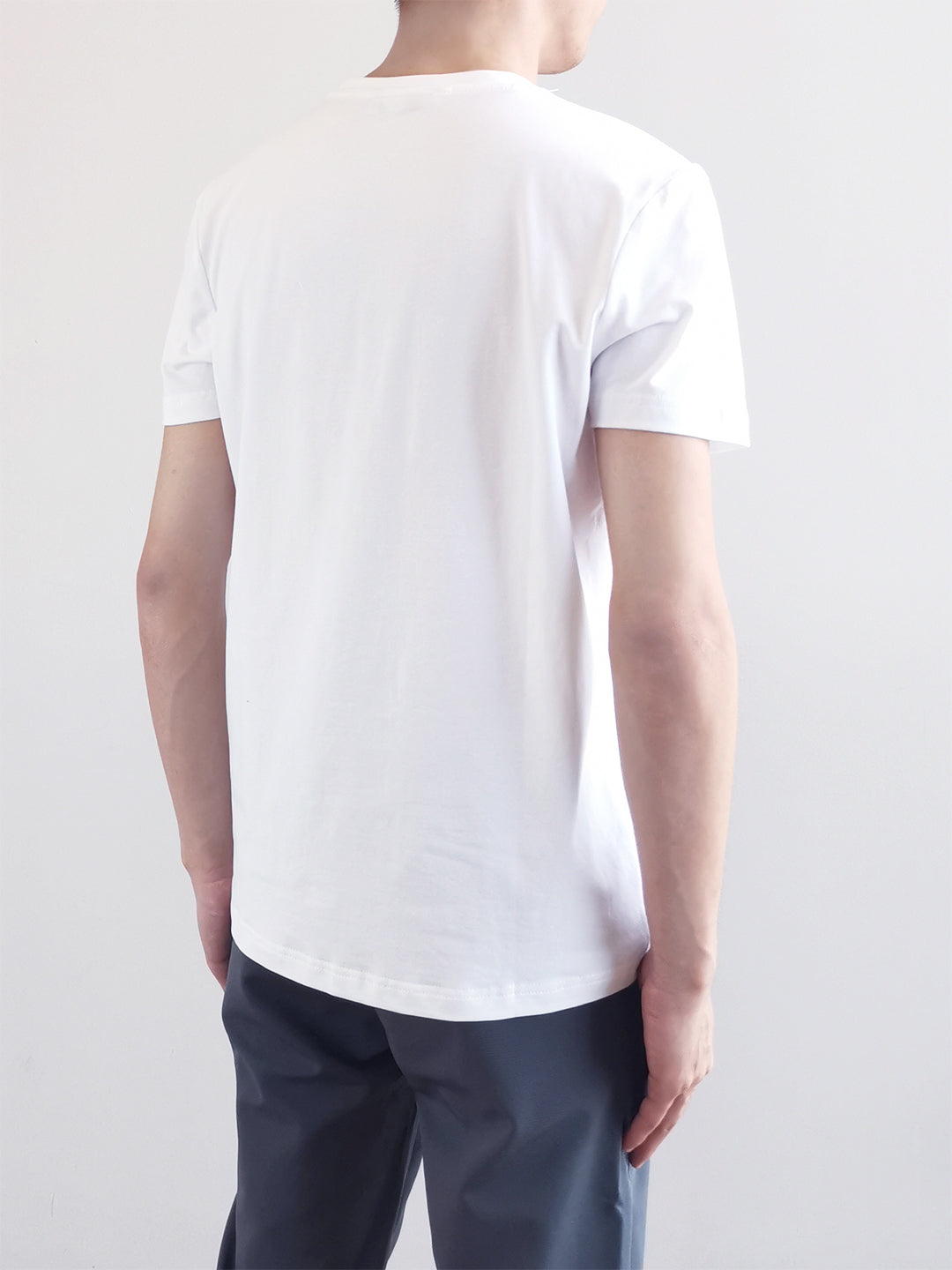 Men Graphic Tee - White - M0M492