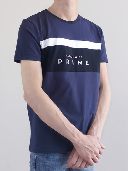 Men Short Sleeve Graphic Tee - Navy - M0M435