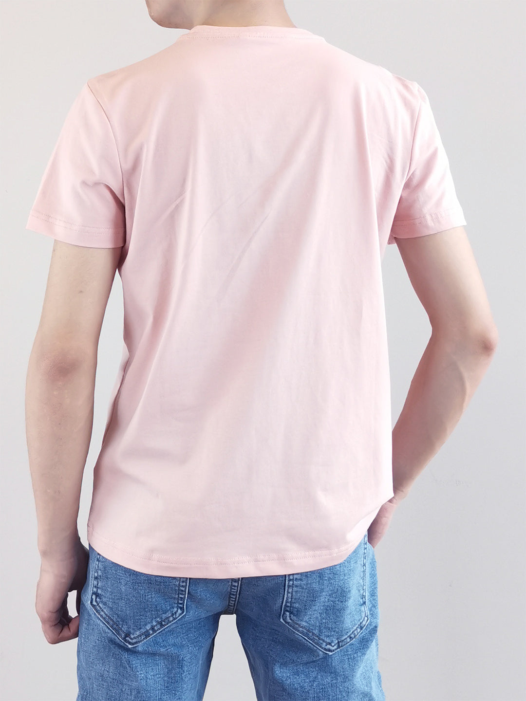 Men Graphic Tee- Pink - M0M459