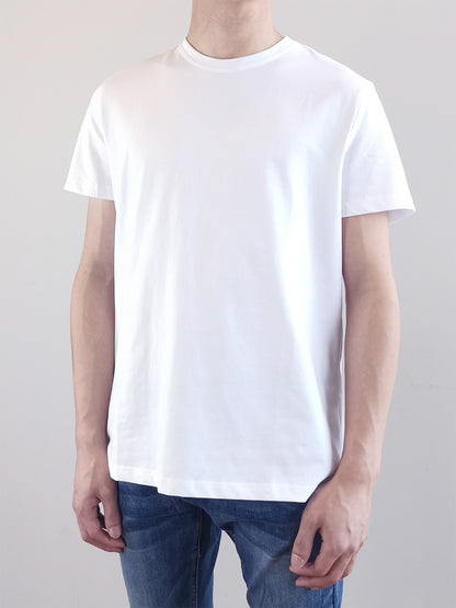 Men Basic Tee- White - H9M275