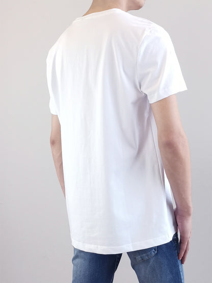 Men Basic Tee- White - H9M275