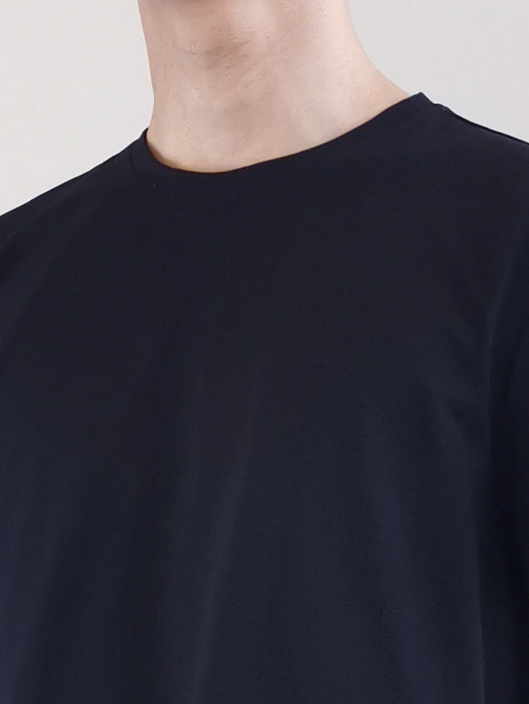 Men Basic Tee- Black - H9M274