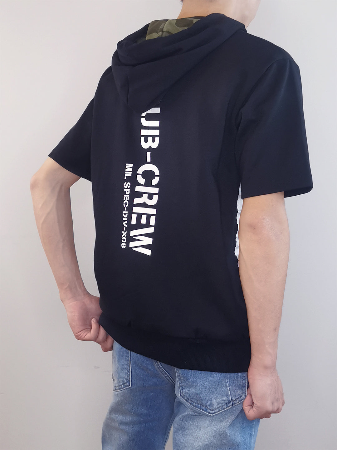 Men Oversized Hoodie - Black - M0M485