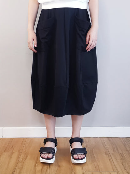 Women Long Skirt - Black - M9W001