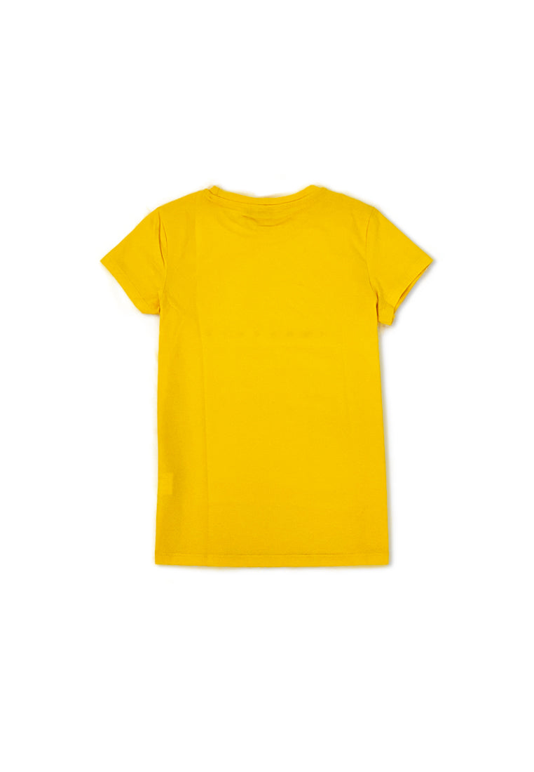 WOMEN SHORT-SLEEVE GRAPHIC TEE - YELLOW - M1W050