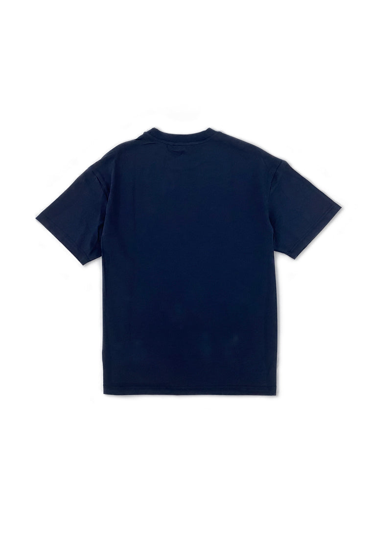 MEN SHORT-SLEEVE FASHION TEE - NAVY - M1M037