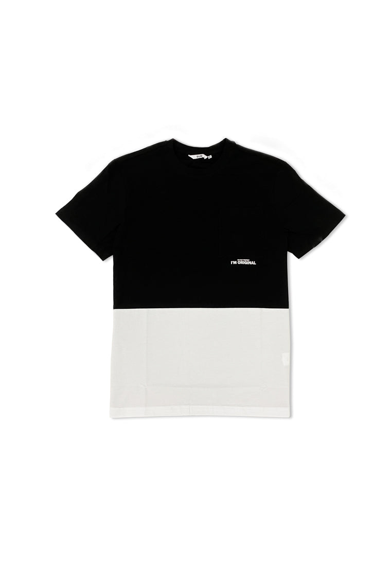 MEN SHORT-SLEEVE GRAPHIC TEE - BLACK - M1M033