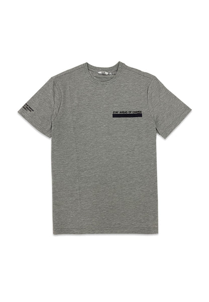 MEN SHORT-SLEEVE GRAPHIC TEE - GREY - M1M028