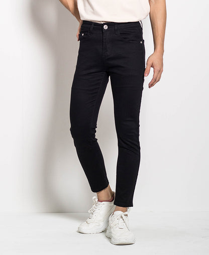 Men Long Jeans - Black - M0M621