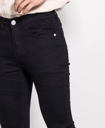 Men Long Jeans - Black - M0M621