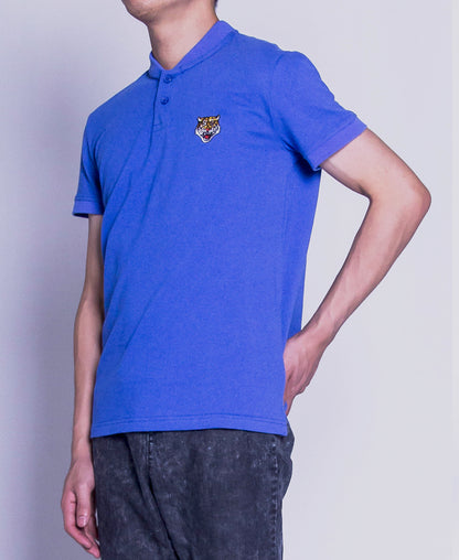 Men Polo Tee - Blue - F9M090