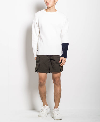 Men Long-Sleeve Knitwear - White - H0M660