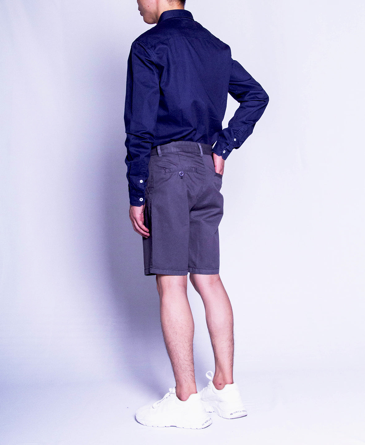 Men Short Pants - Light Grey - F9M210