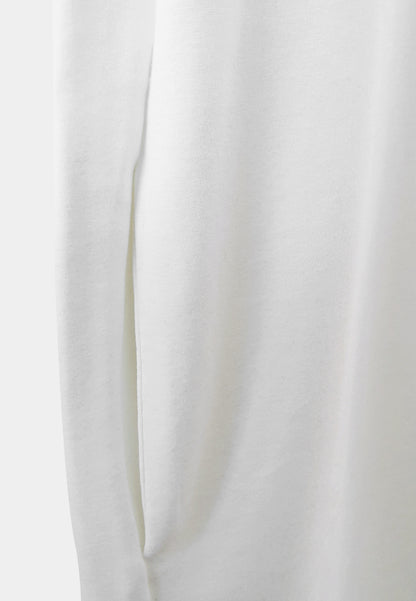 Women T-Shirt Dress - White - H1W197