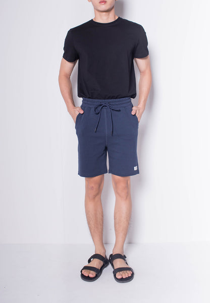 Men Knit Short Jogger - Navy - H0M515