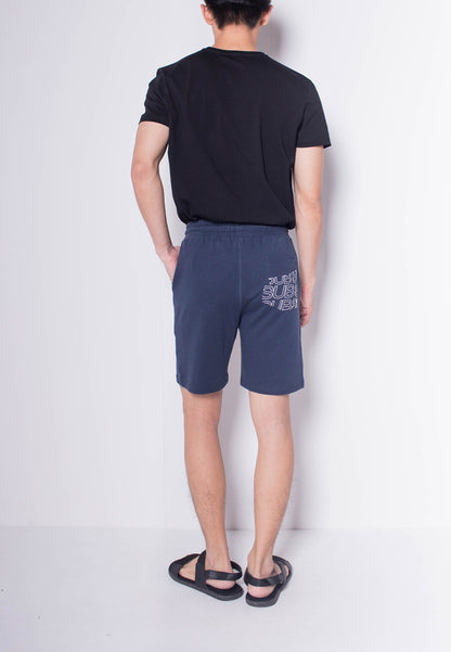 Men Knit Short Jogger - Navy - H0M515