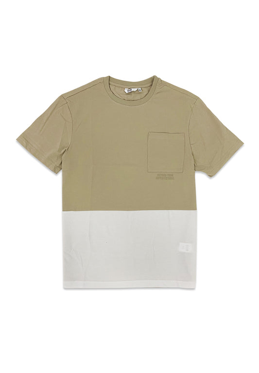 MEN SHORT-SLEEVE GRAPHIC TEE - KHAKI - M1M032