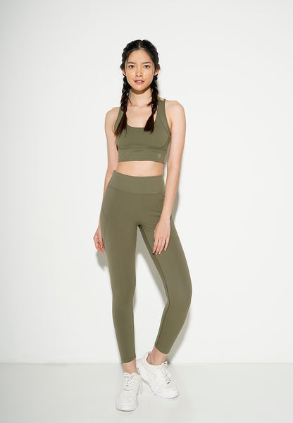 WBHD Women Sculpting Legging - Green - WBHDLP2003