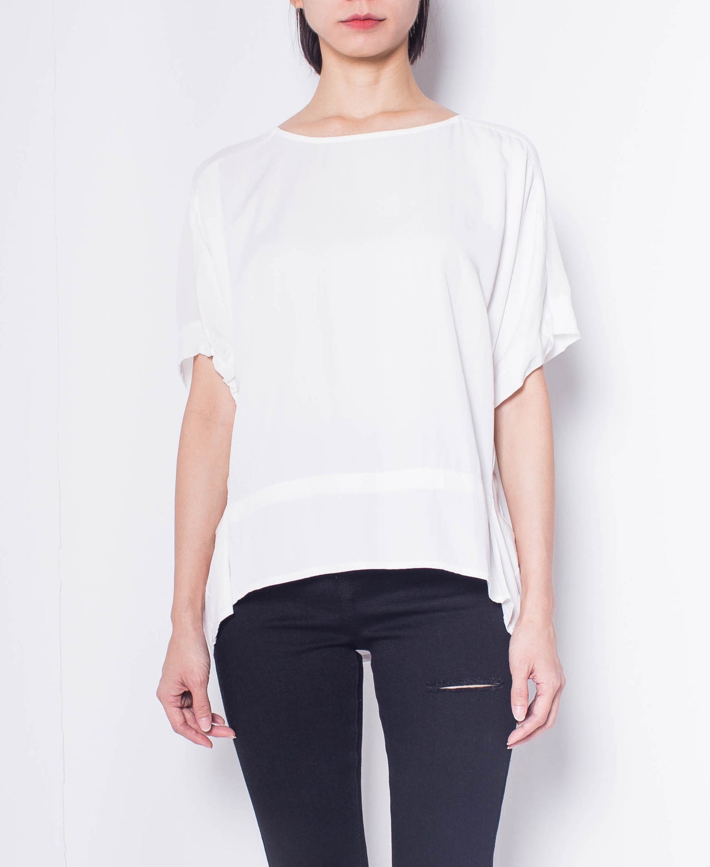 Women Short-Sleeve Tee - White - H9W294