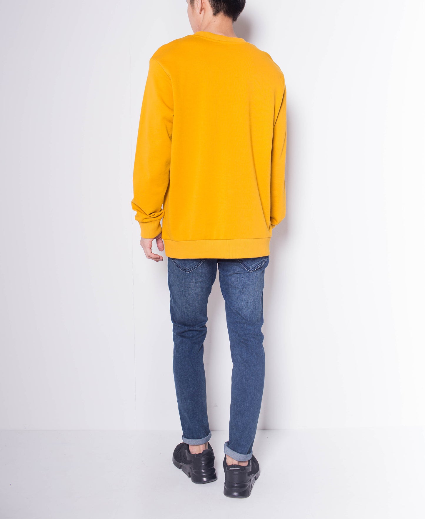 Men Graphic Sweatshirt - Yellow - H0M510