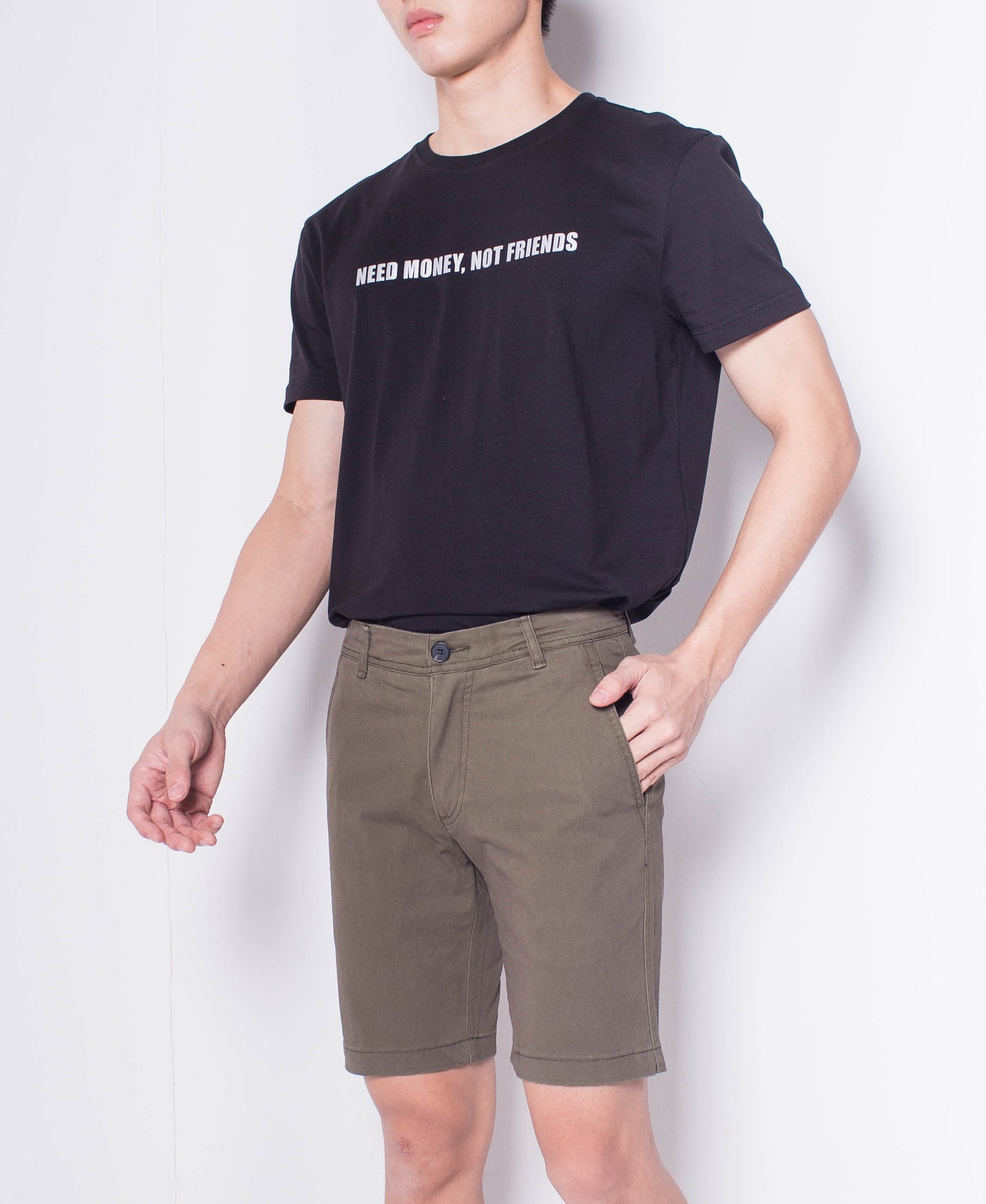 Men Short Pants - Army Green - H0M672