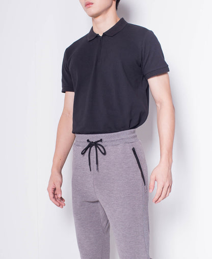 Men Knit Long Jogger - Grey - H0M755