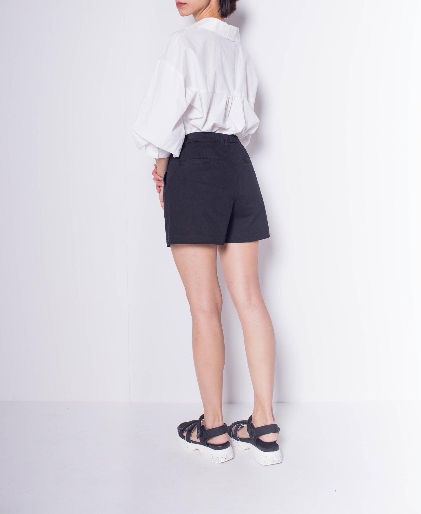 Women Short Pant - Black - H0W808