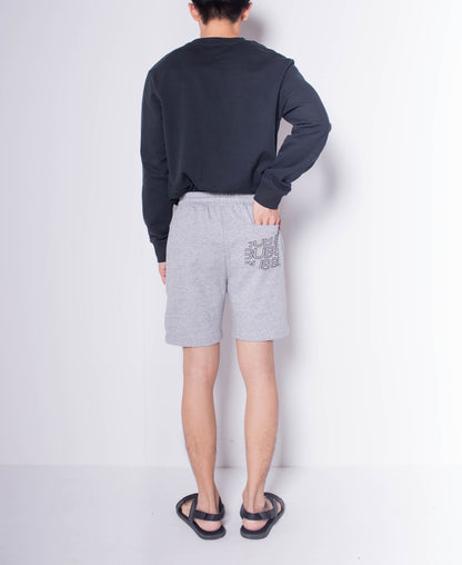 Men Knit Short Jogger - Grey - H0M514