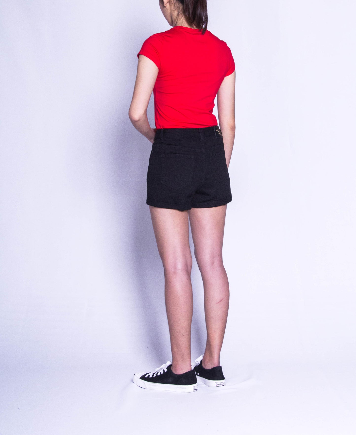 Women Short Pant - Black - F9W136