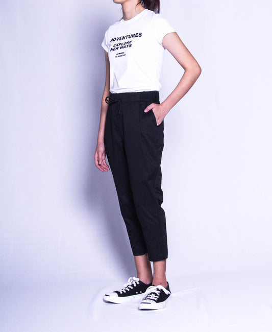 Women Long Pants - Black - F9W067