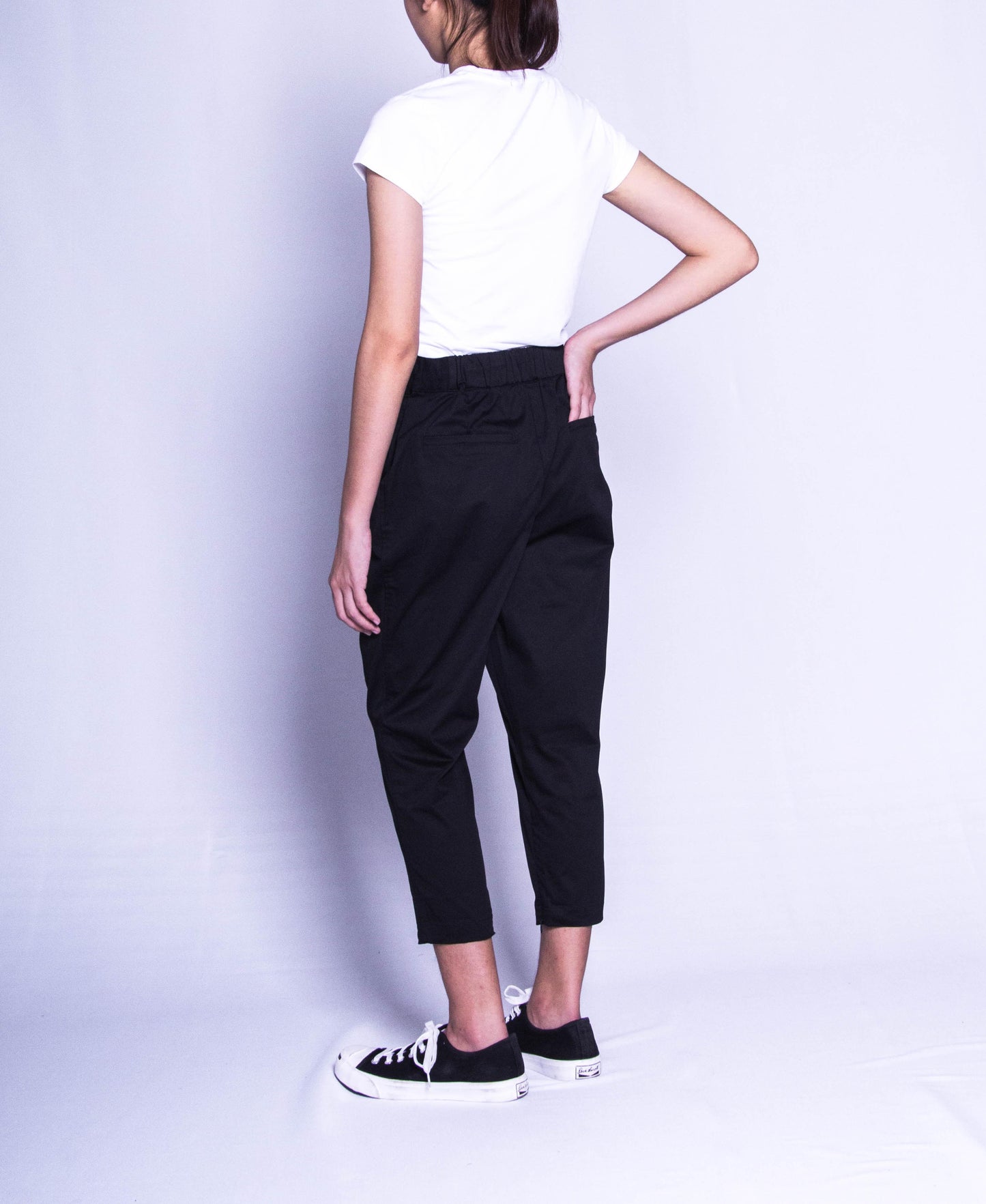 Women Long Pants - Black - F9W067