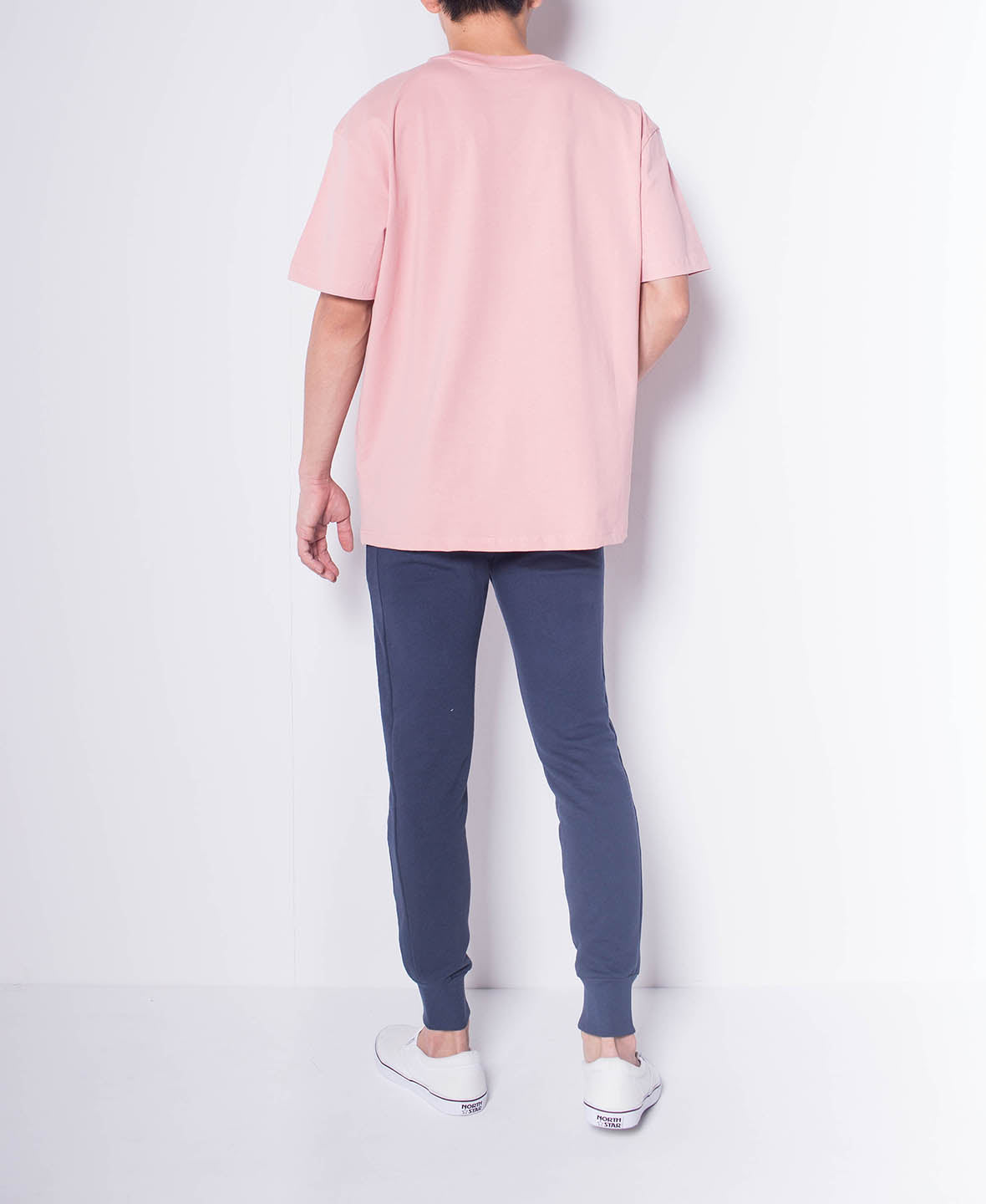 Men Short-Sleeve Oversized Graphic Tee - Pink - H0M545