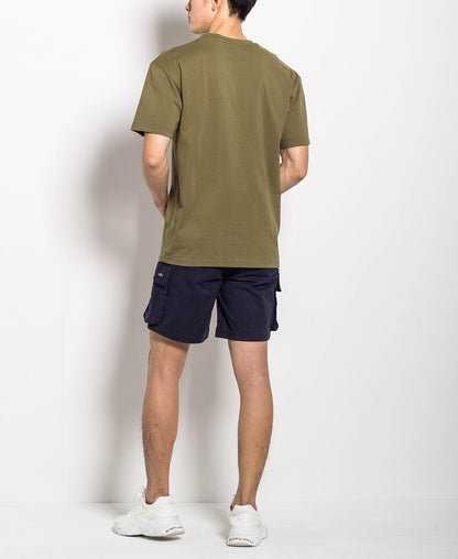 Men Oversized Fashion Tee - Army Green - H0M560