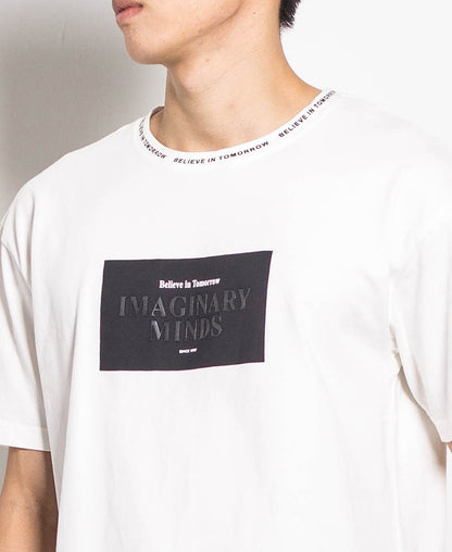 Men Oversized Fashion Tee - White - H0M563