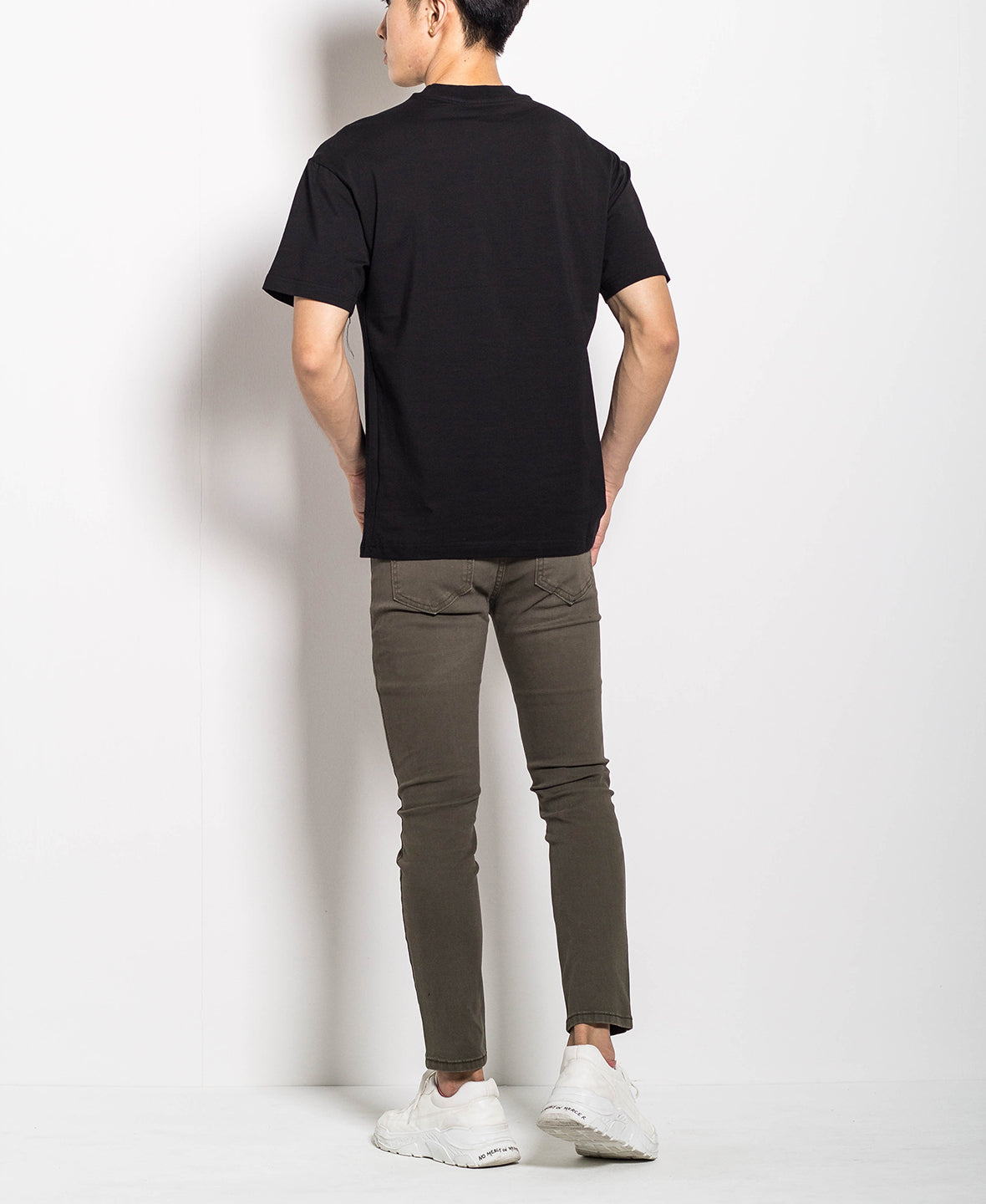 Men Oversized Fashion Tee - Black - M0M448