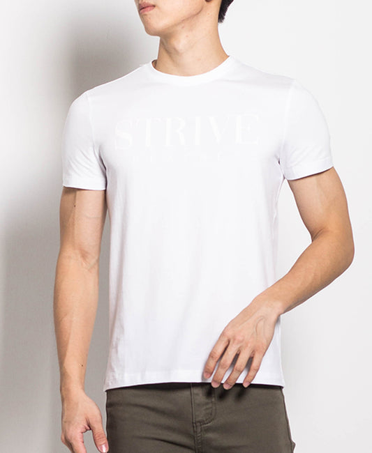 Men Graphic Tee - White - M0M468